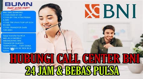 Call center bni whatsapp  Bank